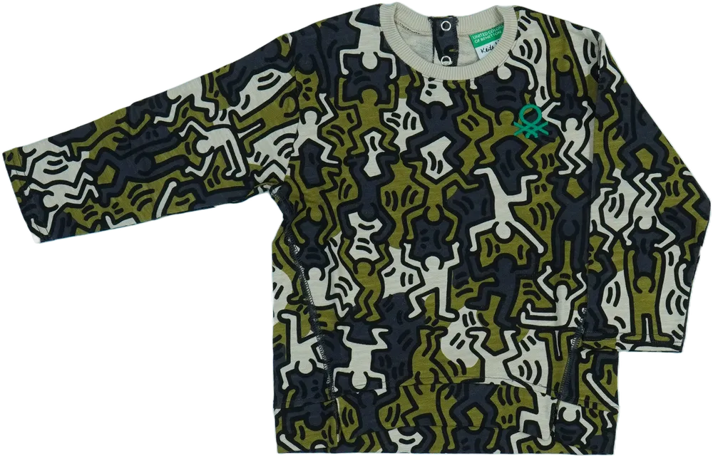 Többszínű Benetton Pulóver EU 92 / UK 2 év / US 2T