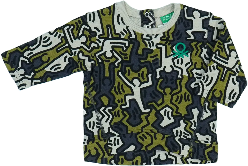 Többszínű Benetton Pulóver EU 68 / UK 3-6 hónap / US 3-6 hónap