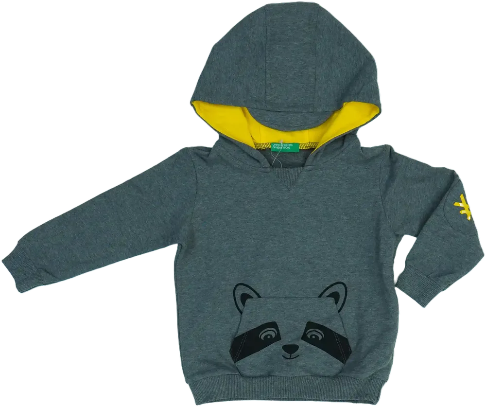 Szürke Benetton Kapucnis pulóver EU 92 / UK 2 év / US 2T