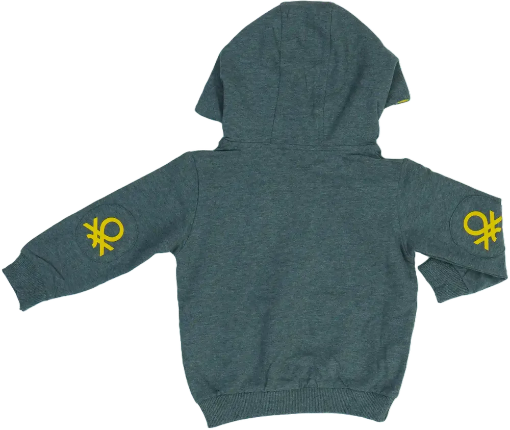 Szürke Benetton Kapucnis pulóver EU 80 / UK 9-12 hónap / US 12 hónap