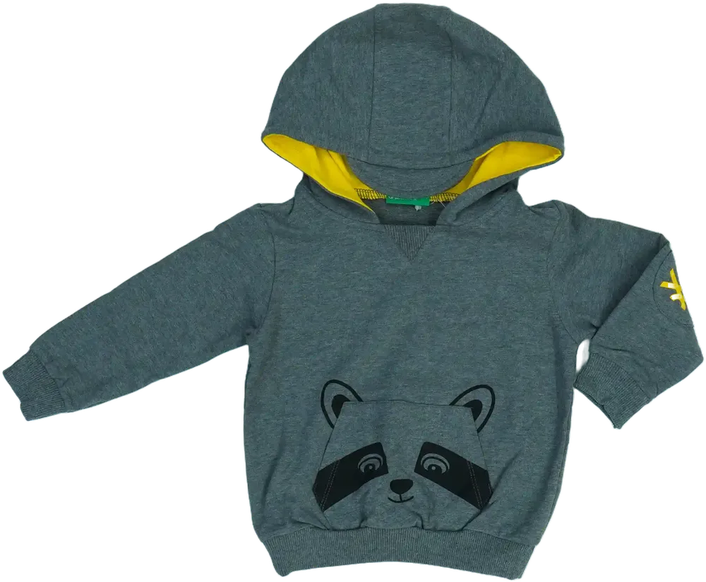 Szürke Benetton Kapucnis pulóver EU 80 / UK 9-12 hónap / US 12 hónap