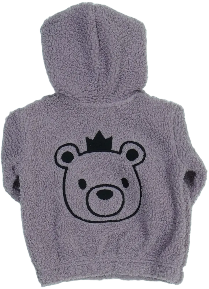 Lila Benetton Kapucnis pulóver EU 74 / UK 6-9 hónap / US 6-9 hónap