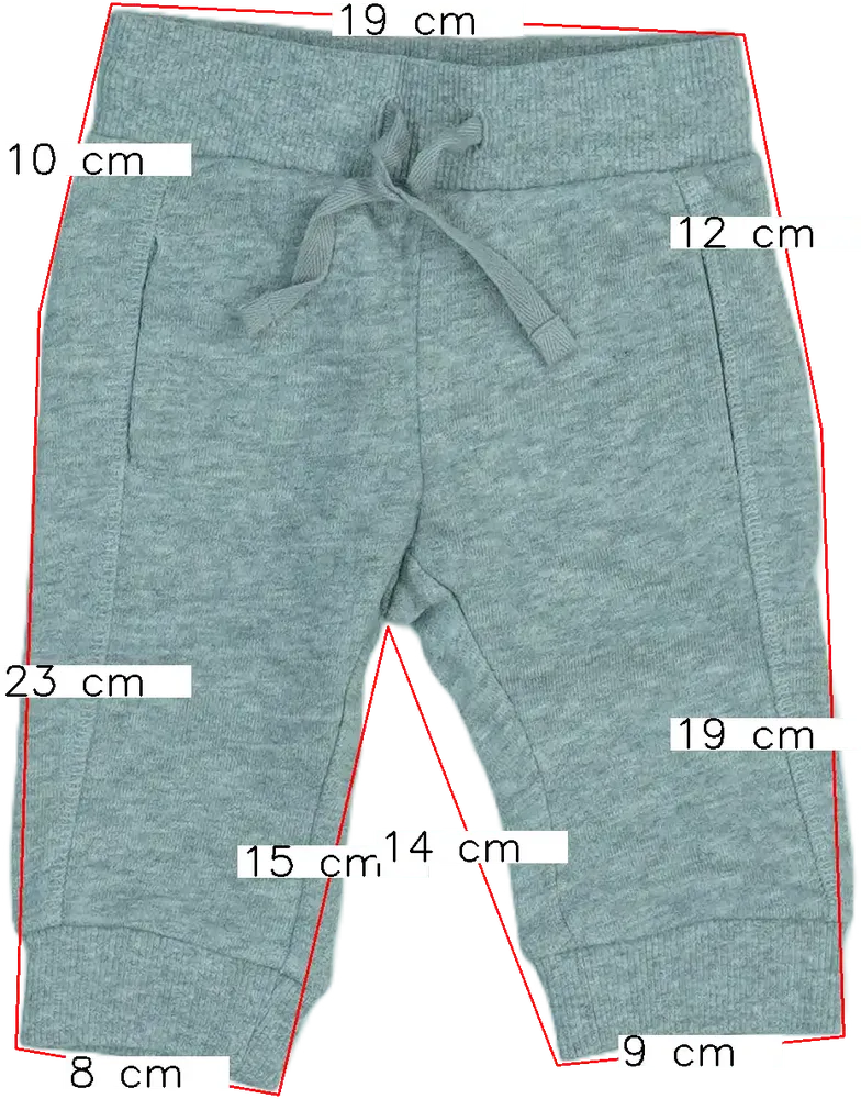 Szürke Benetton Melegítőnadrág EU 68 / UK 3-6 hónap / US 3-6 hónap