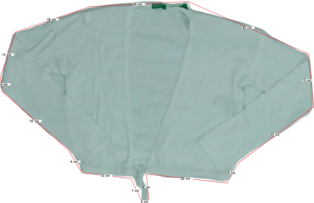 Fehér Benetton Bolero EU 152 / UK 12 év / US 12 év/L