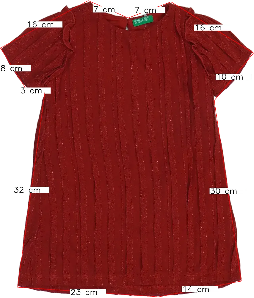 Piros Benetton Ruha EU 86 / UK 12-18 hónap / US 18 hónap