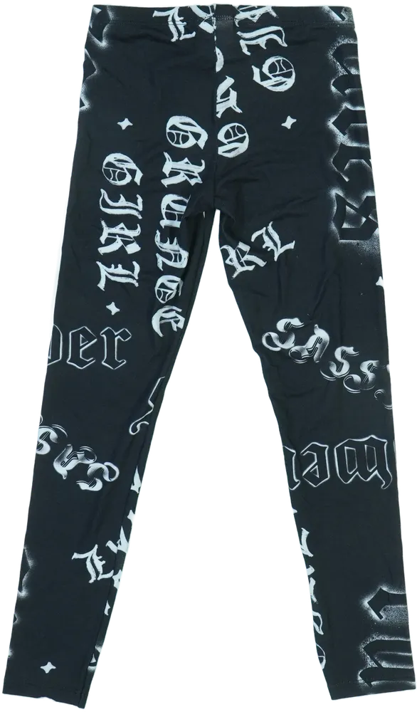 Fekete Sisley Leggings EU 134 / UK 9 év / US 9 év/L