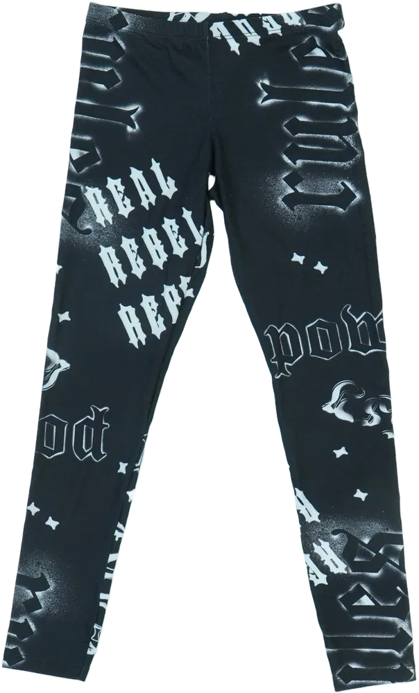 Fekete Sisley Leggings EU 134 / UK 9 év / US 9 év/L