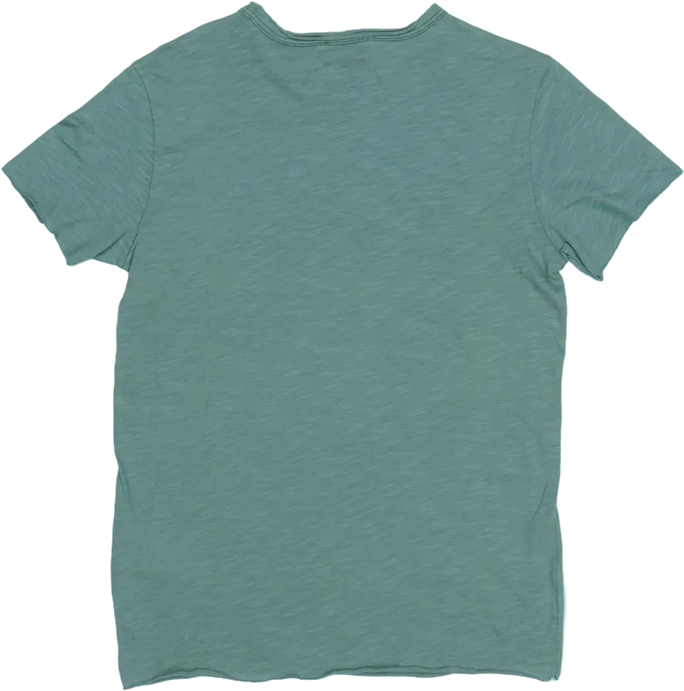 Zöld Benetton Póló EU 140 / UK 10 év / US 10 év/L