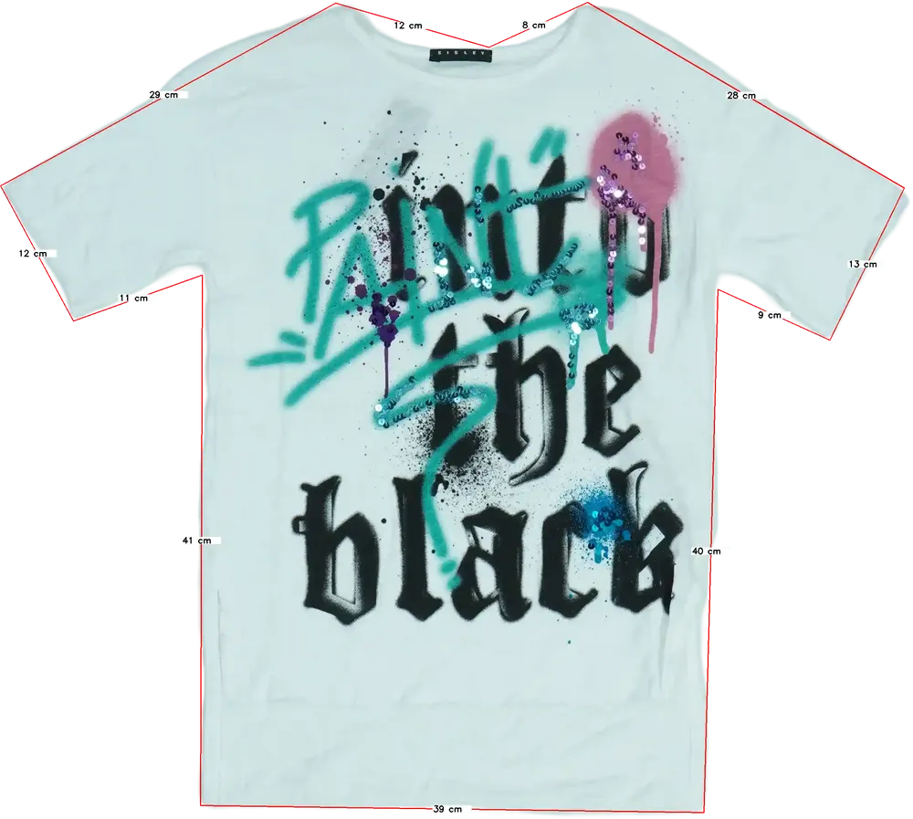 Fehér Sisley Póló EU 128 / UK 8 év / US 8 év/M