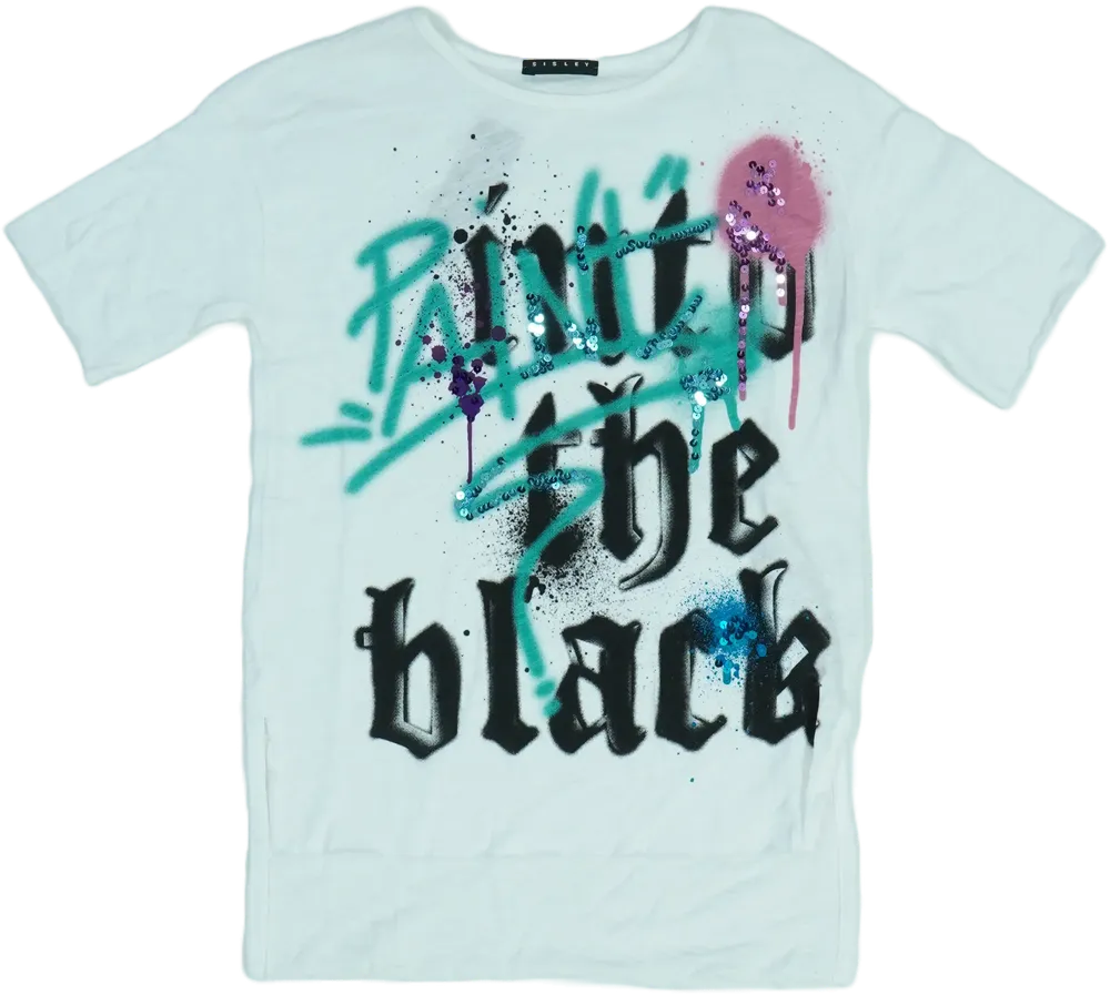 Fehér Sisley Póló EU 128 / UK 8 év / US 8 év/M