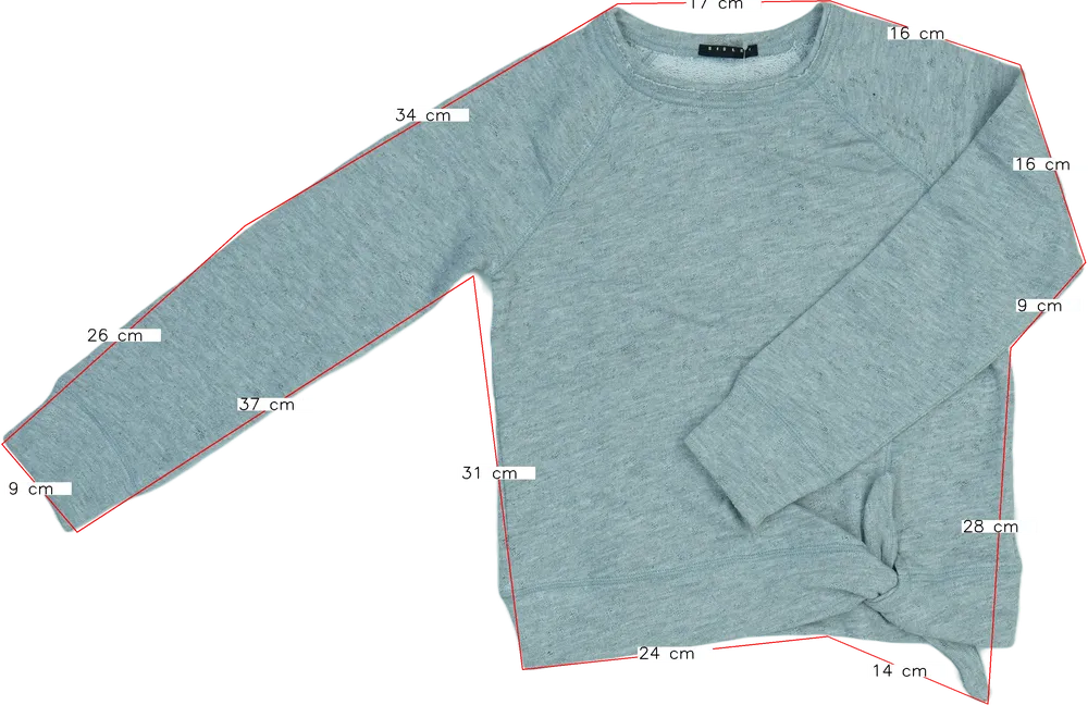 Szürke Sisley Pulóver EU 140 / UK 10 év / US 10 év/L