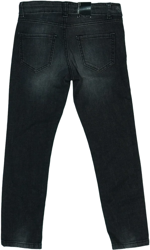 Fekete Sisley Farmernadrág EU 128 / UK 8 év / US 8 év/M