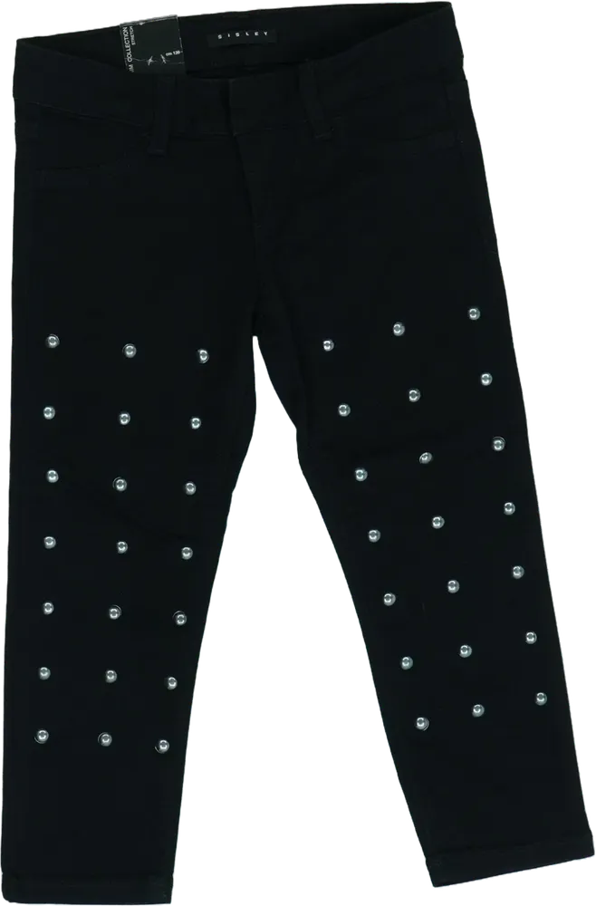 Fekete Benetton Farmernadrág EU 128 / UK 8 év / US 8 év/M