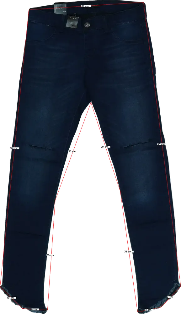 Kék Sisley Farmernadrág EU 170 / UK 15 év / US XL