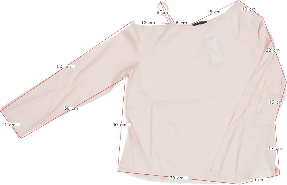 Rózsaszín Sisley Hosszú ujjú felső EU 152 / UK 12 év / US 12 év/L