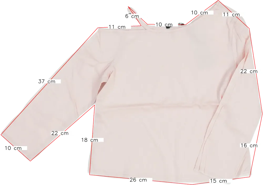 Rózsaszín Sisley Hosszú ujjú felső EU 122 / UK 7 év / US 7 év/M