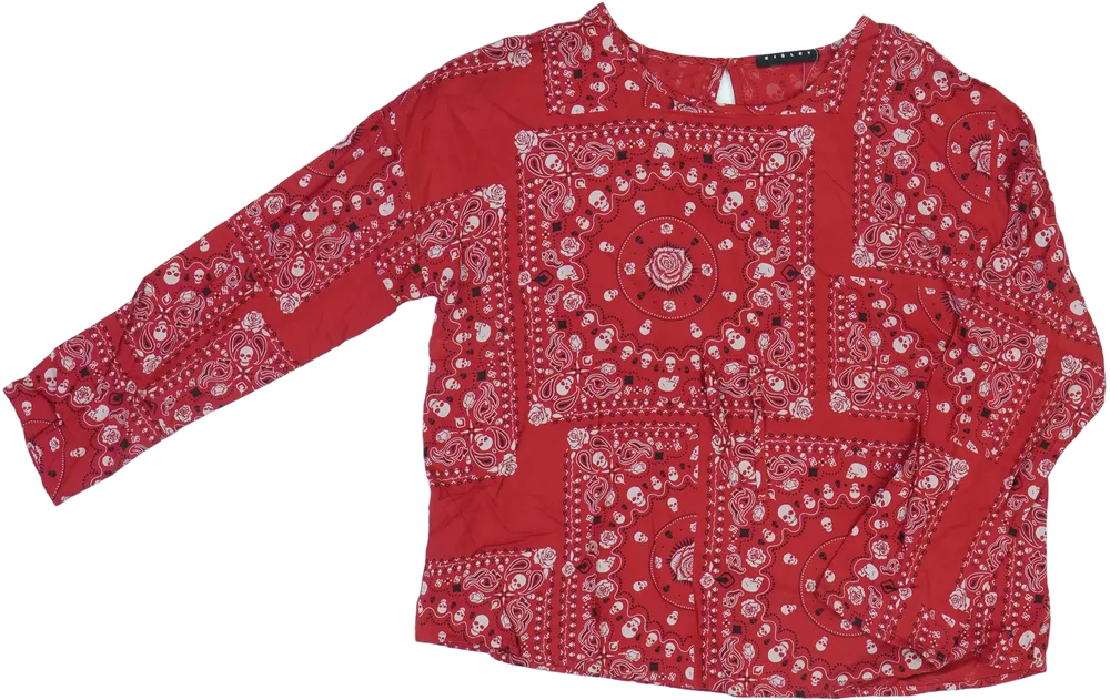 Piros Sisley Blúz EU 152 / UK 12 év / US 12 év/L