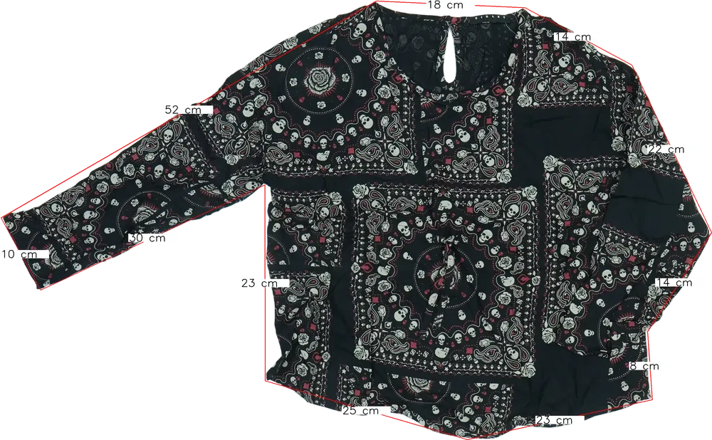 Fekete Sisley Hosszú ujjú felső EU 134 / UK 9 év / US 9 év/L