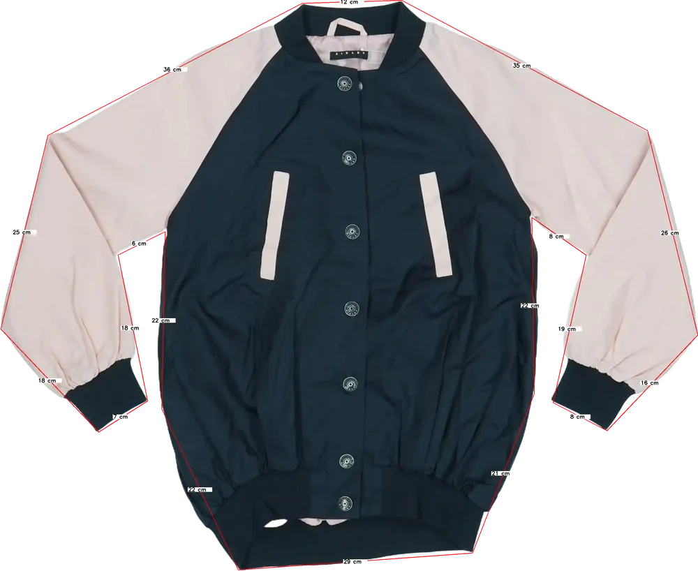 Fekete Sisley Átmeneti kabát EU 140 / UK 10 év / US 10 év/L