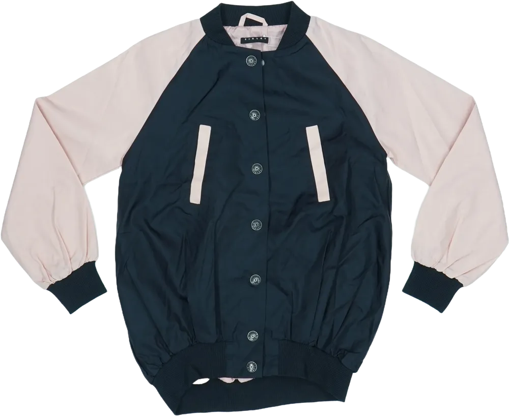 Fekete Sisley Átmeneti kabát EU 140 / UK 10 év / US 10 év/L