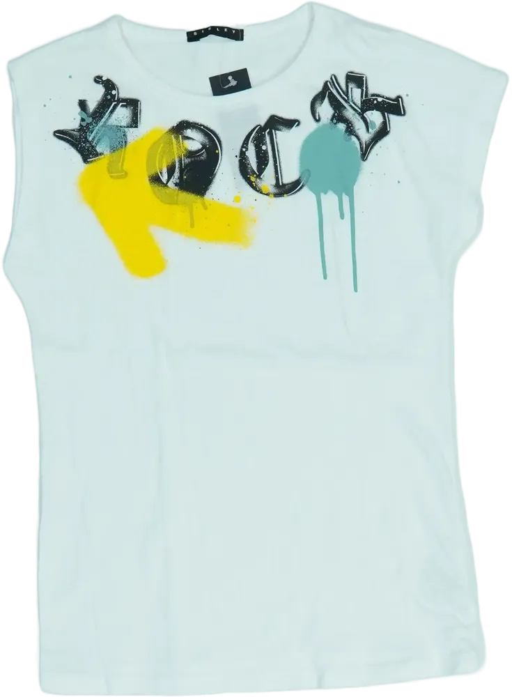 Fehér Sisley Póló EU 128 / UK 8 év / US 8 év/M