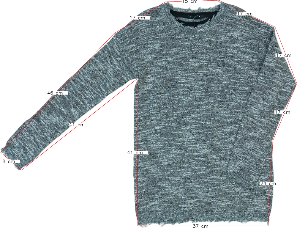 Szürke Sisley Kötött pulcsi EU 152 / UK 12 év / US 12 év/L