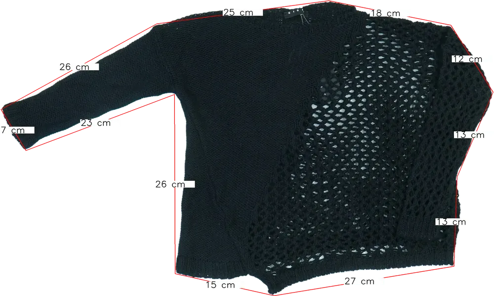 Fekete Sisley Kötött pulcsi EU 110 / UK 5 év / US 5 év/XS