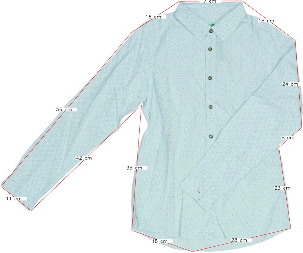 Fehér Benetton Ing EU 152 / UK 12 év / US 12 év/L