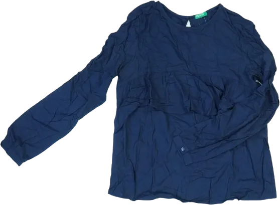 Kék Sisley Hosszú ujjú felső EU 152 / UK 12 év / US 12 év/L