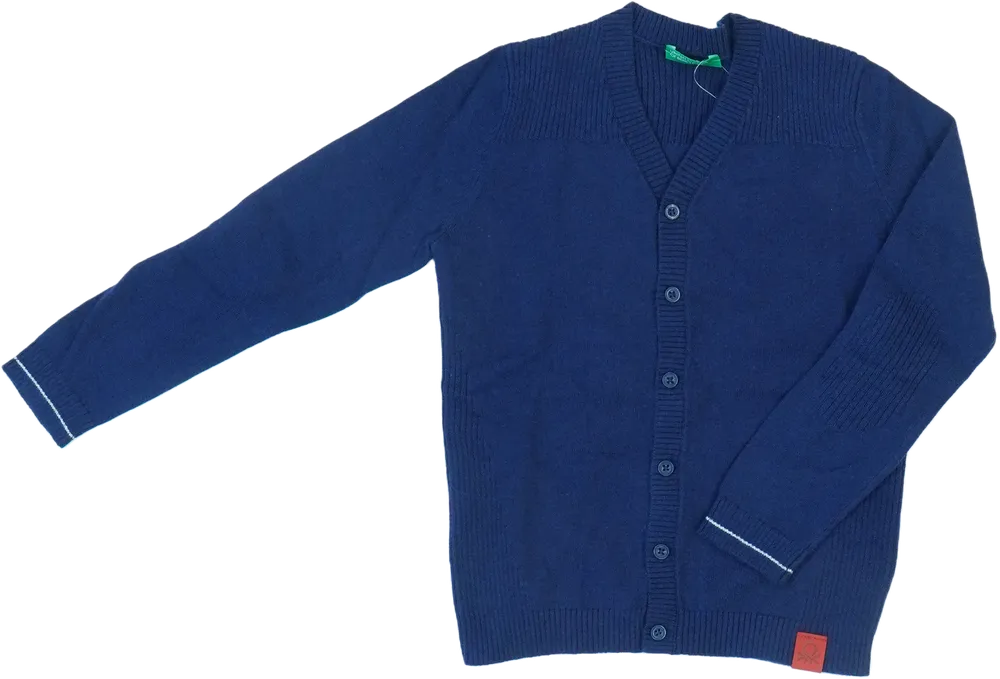 Kék Benetton Kardigán EU 104 / UK 4 év / US 4T/XS