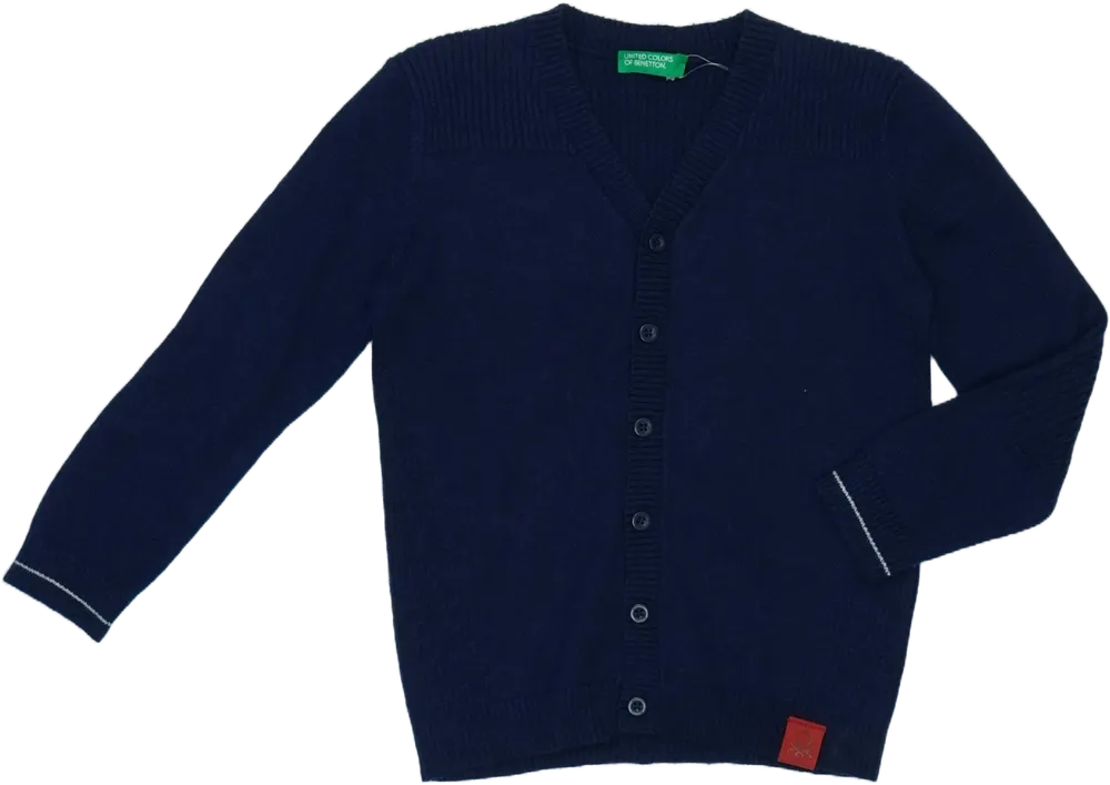 Kék Benetton Kardigán EU 92 / UK 2 év / US 2T