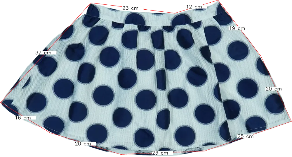 Fehér Benetton Szoknya EU 158 / UK 13 év / US 14 év/XL