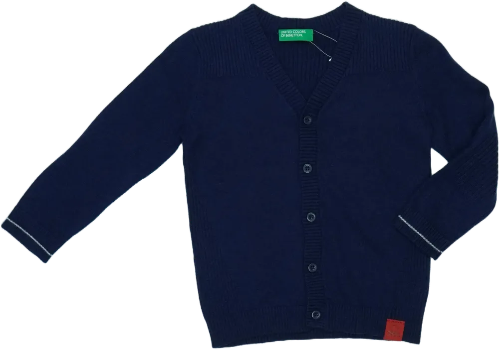 Kék Benetton Kardigán EU 86 / UK 12-18 hónap / US 18 hónap
