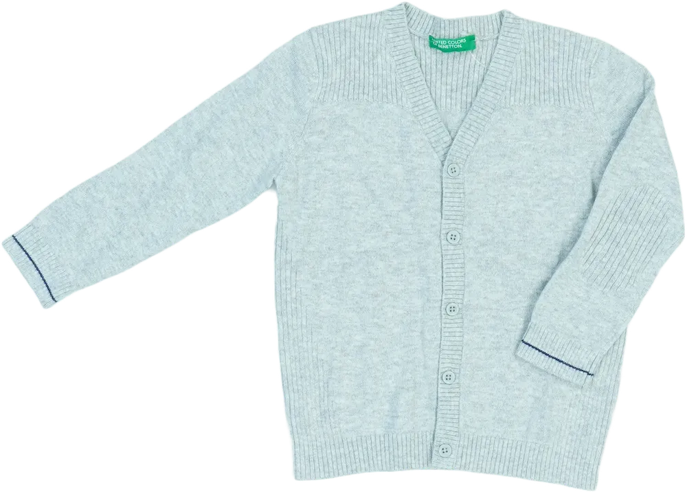 Szürke Benetton Kardigán EU 86 / UK 12-18 hónap / US 18 hónap