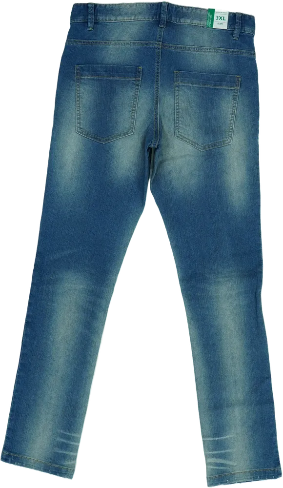 Kék Benetton Farmernadrág EU 164 / UK 14 év / US 14 év/XL