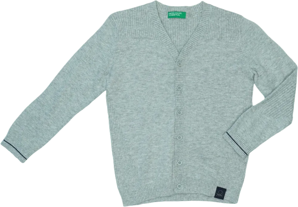 Szürke Benetton Kardigán EU 98 / UK 3 év / US 3T