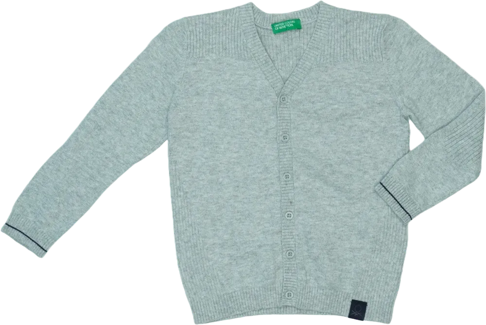 Szürke Benetton Kardigán EU 92 / UK 2 év / US 2T
