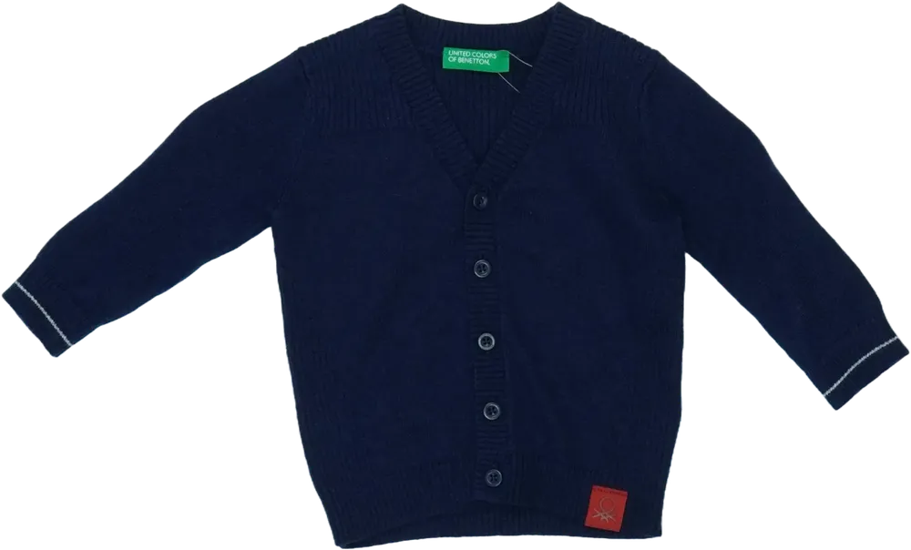 Kék Benetton Kardigán EU 68 / UK 3-6 hónap / US 3-6 hónap