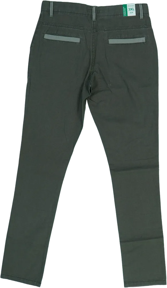 Zöld Benetton Hosszúnadrág EU 164 / UK 14 év / US 14 év/XL