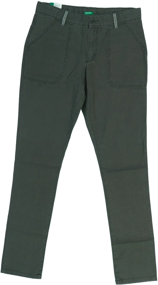 Zöld Benetton Hosszúnadrág EU 164 / UK 14 év / US 14 év/XL