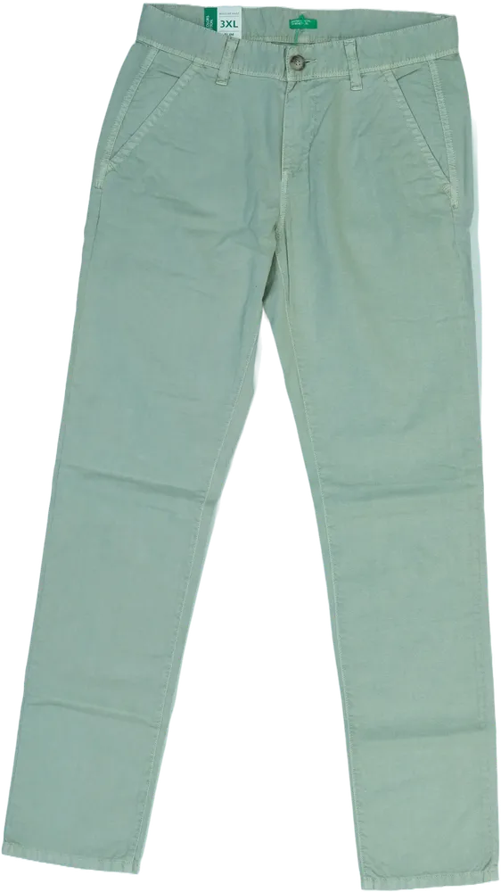 Zöld Benetton Hosszúnadrág EU 170 / UK 15 év / US XL