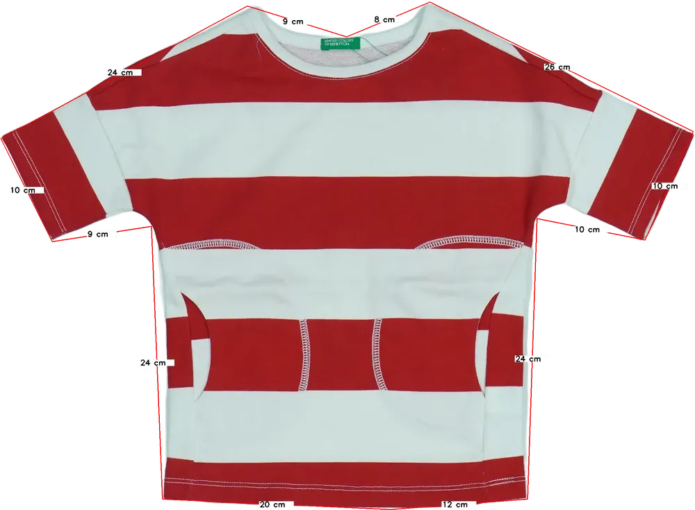 Piros Benetton Ruha EU 86 / UK 12-18 hónap / US 18 hónap