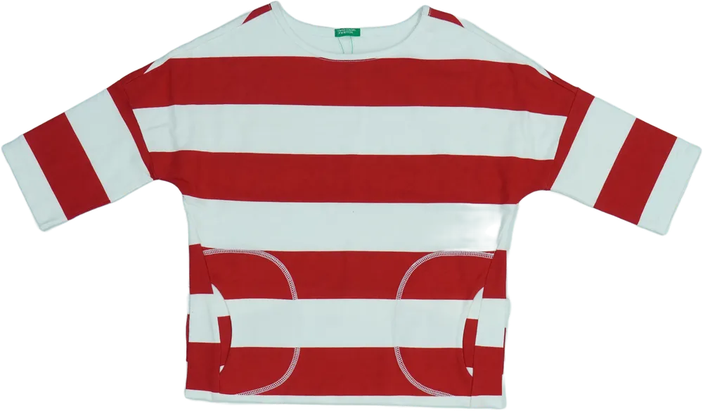 Piros Benetton Ruha EU 128 / UK 8 év / US 8 év/M