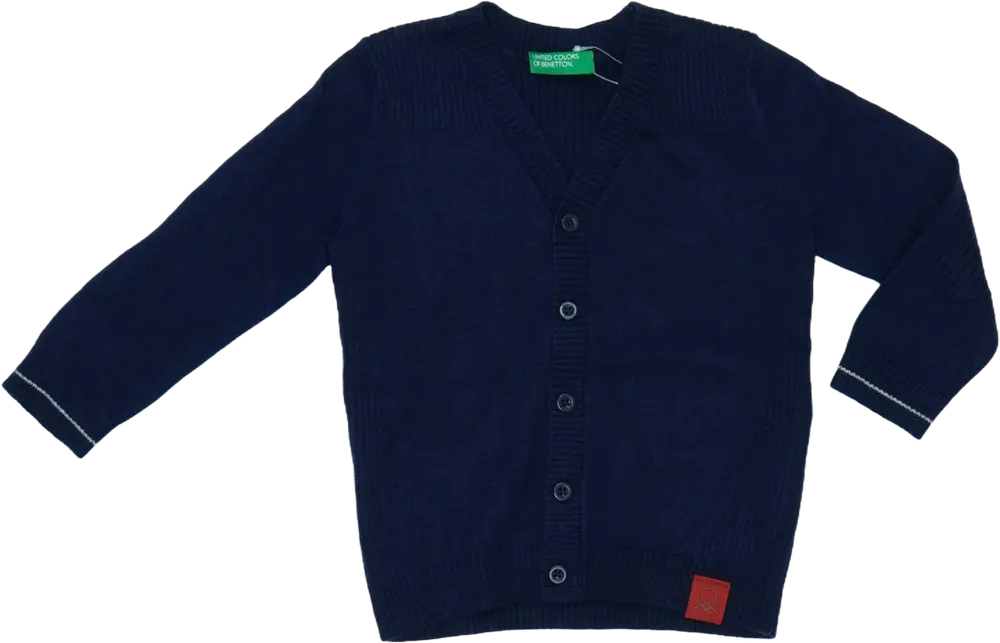 Kék Benetton Kardigán EU 80 / UK 9-12 hónap / US 12 hónap
