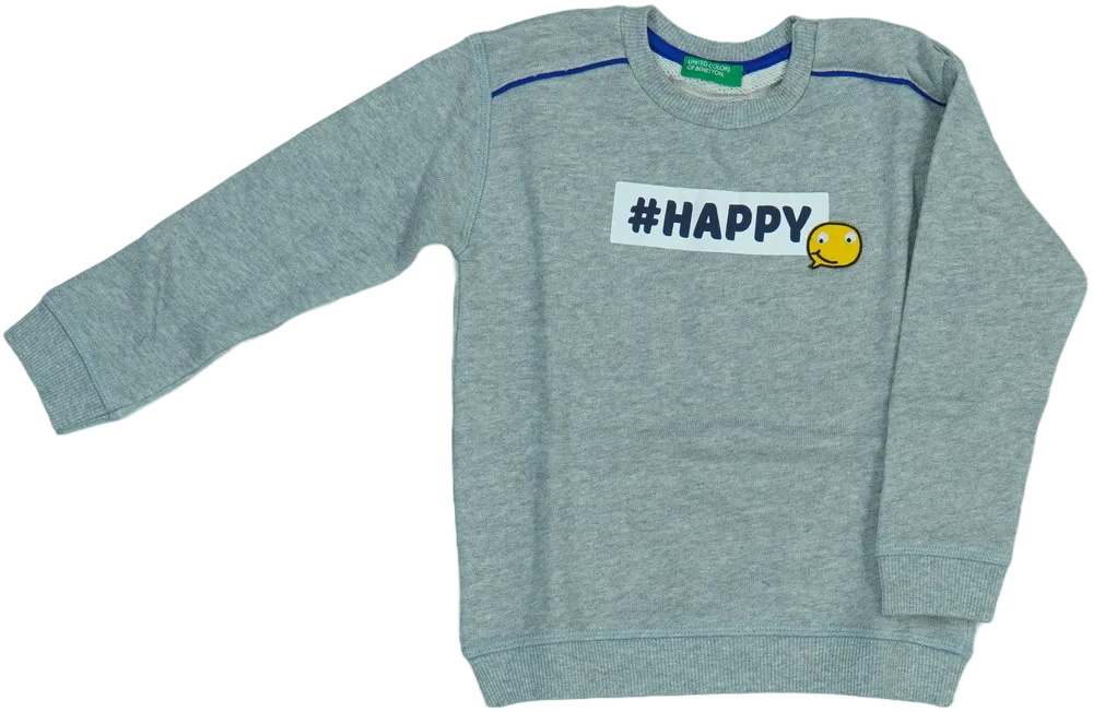 Szürke Benetton Pulóver EU 104 / UK 4 év / US 4T/XS