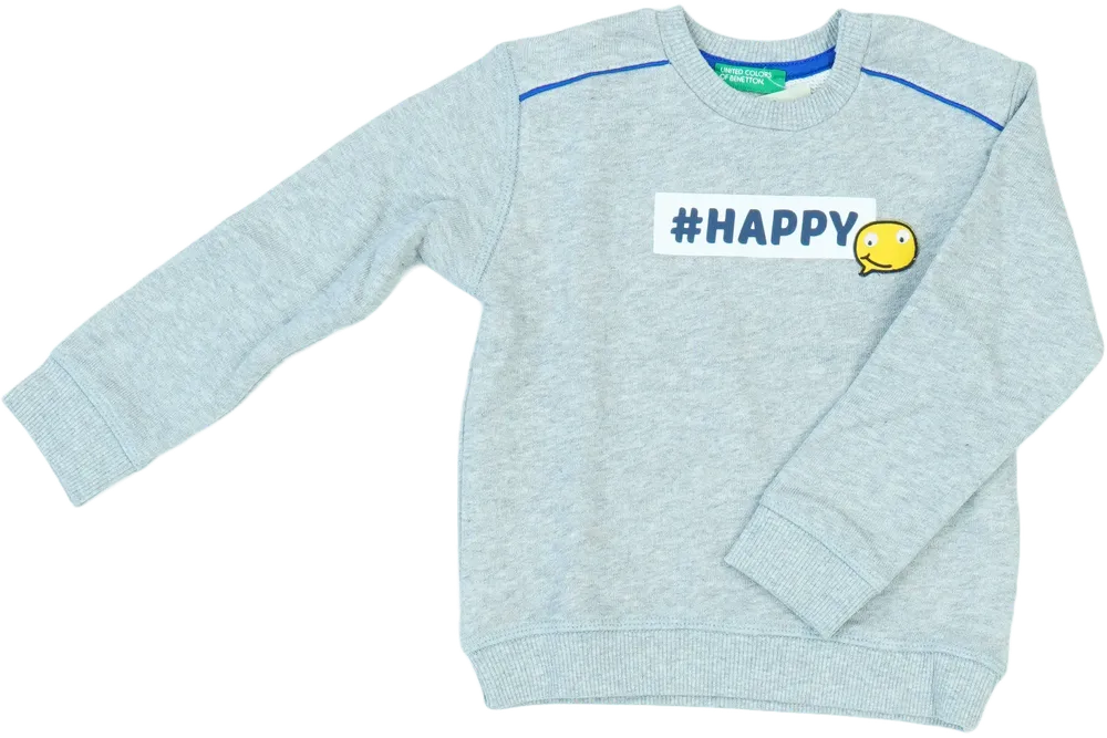 Szürke Benetton Pulóver EU 92 / UK 2 év / US 2T