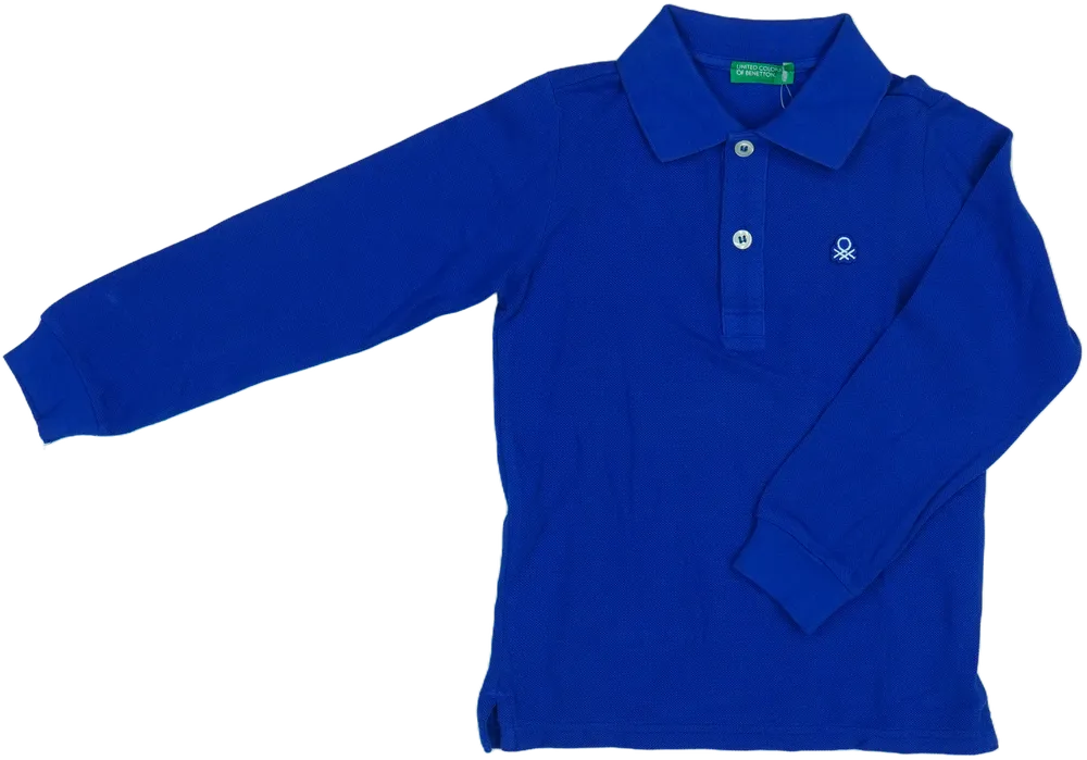 Sárga Benetton Galléros póló EU 98 / UK 3 év / US 3T