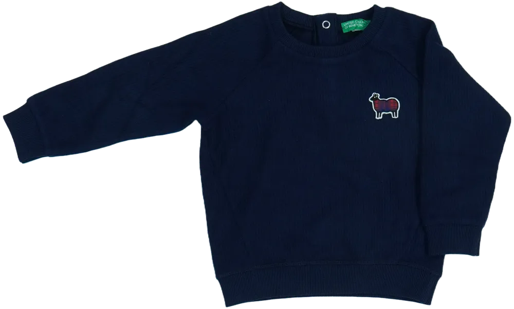 Kék Benetton Kötött pulcsi EU 86 / UK 12-18 hónap / US 18 hónap