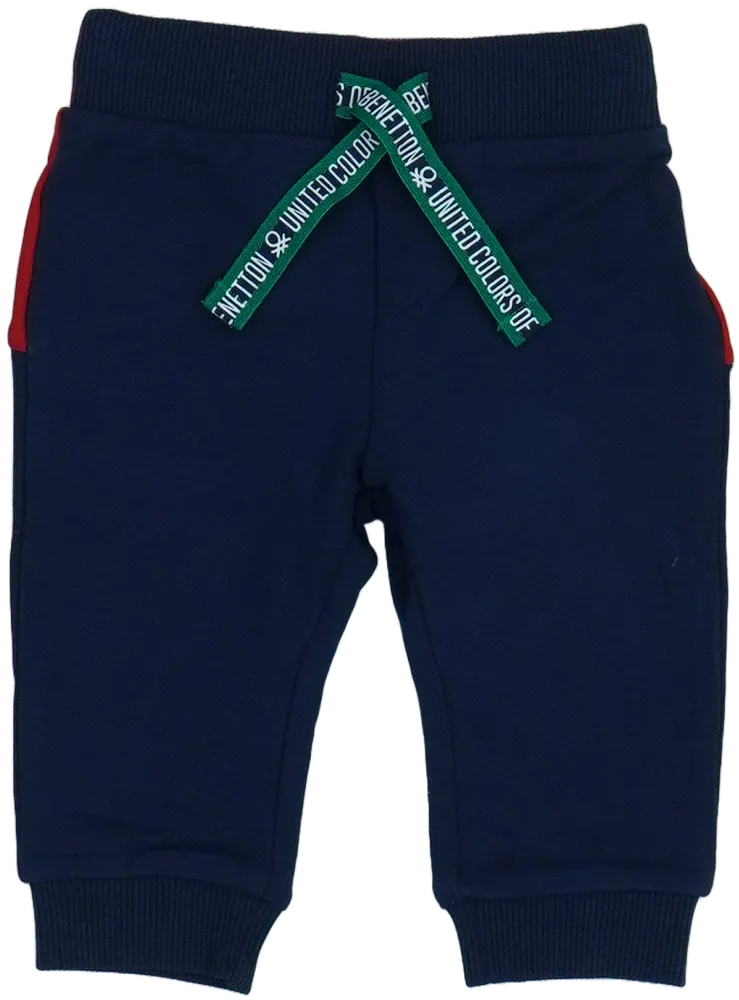 Piros Benetton Melegítőnadrág EU 68 / UK 3-6 hónap / US 3-6 hónap