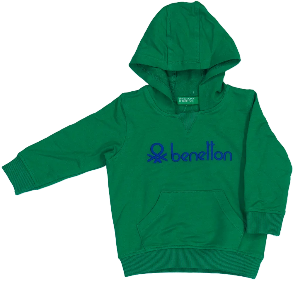 Zöld Benetton Kapucnis pulóver EU 80 / UK 9-12 hónap / US 12 hónap